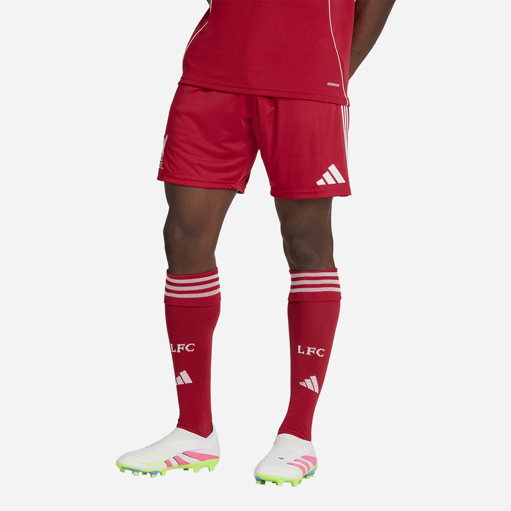 Quần Ngắn Thể Thao Nam Adidas Liverpool Sân Nhà 25/26 - Đỏ - Supersports Vietnam