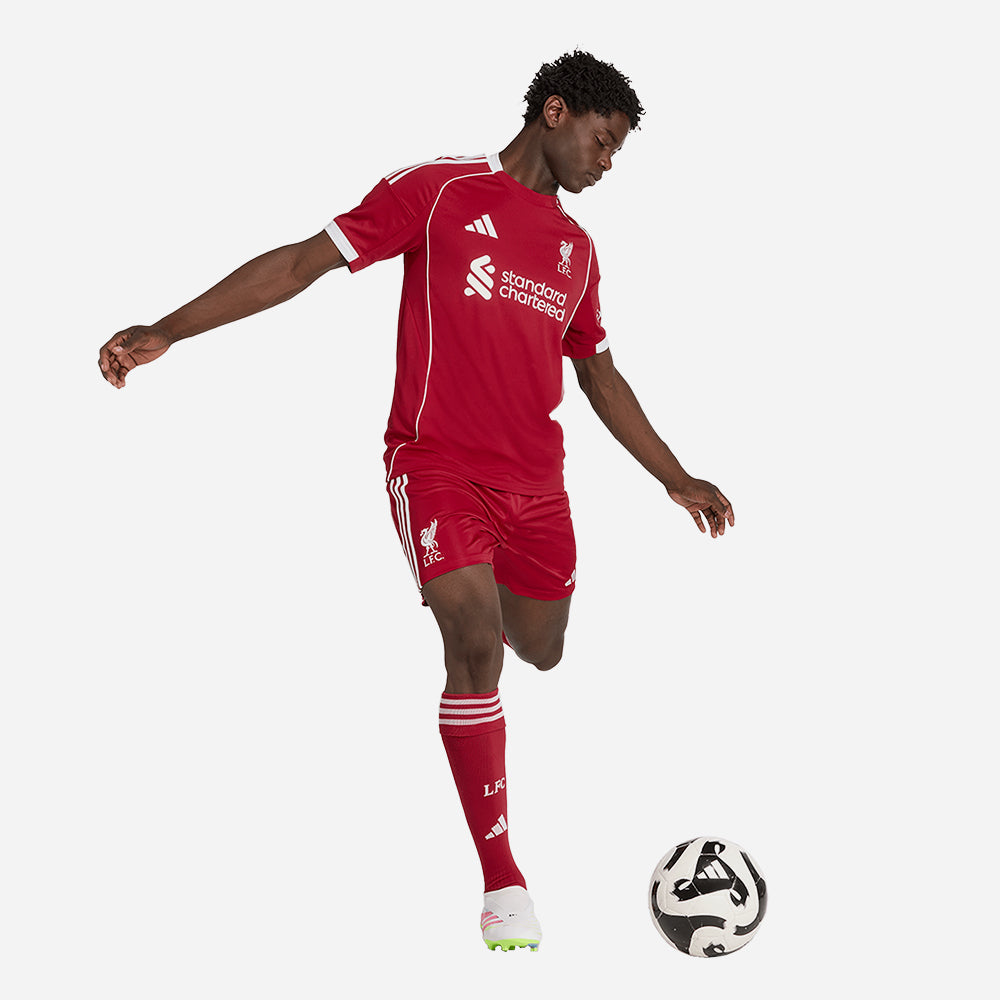 Quần Ngắn Thể Thao Nam Adidas Liverpool Sân Nhà 25/26 - Đỏ - Supersports Vietnam