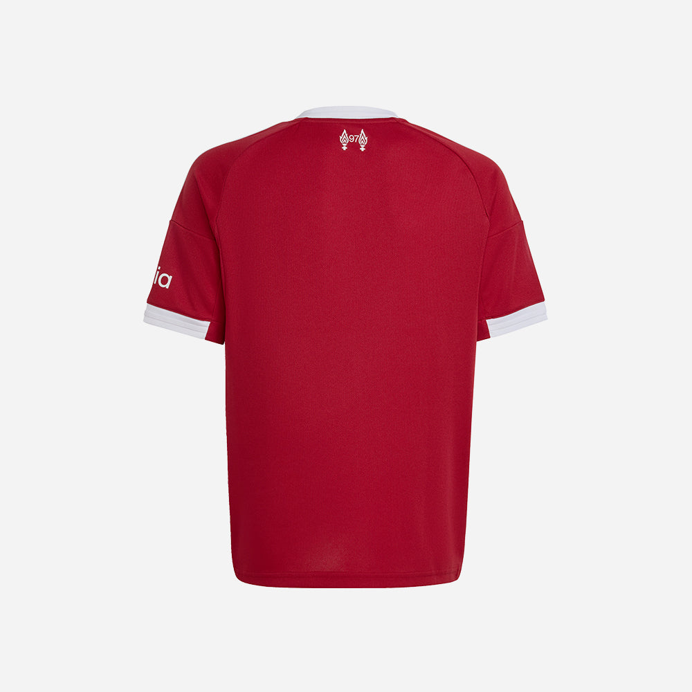 Áo Đá Bóng Trẻ Em Adidas Liverpool Sân Nhà 25/26 - Đỏ - Supersports Vietnam
