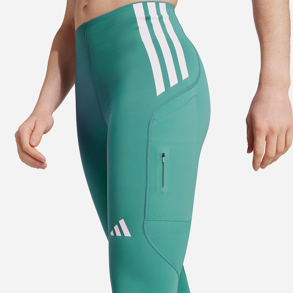 Quần Bó Thể Thao Nữ Adidas Adizero - Xanh Lá - Supersports Vietnam