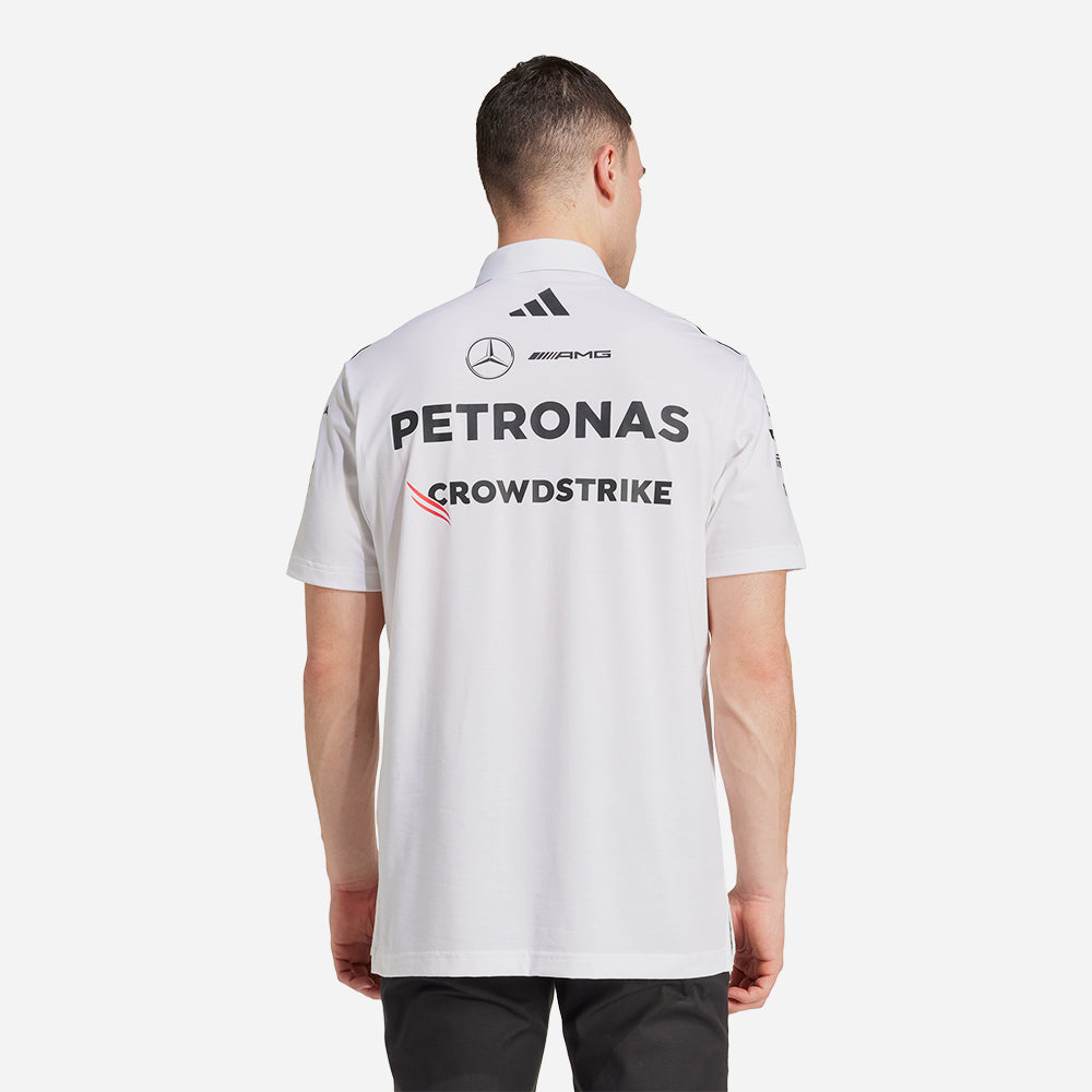Áo Polo Nam Adidas Mercedes - Trắng - Supersports Vietnam