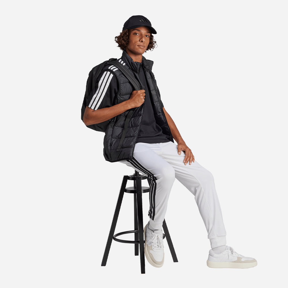 Áo Thun Nam Adidas Essentials 3-Stripes Single Jersey - Đen - Supersports Vietnam