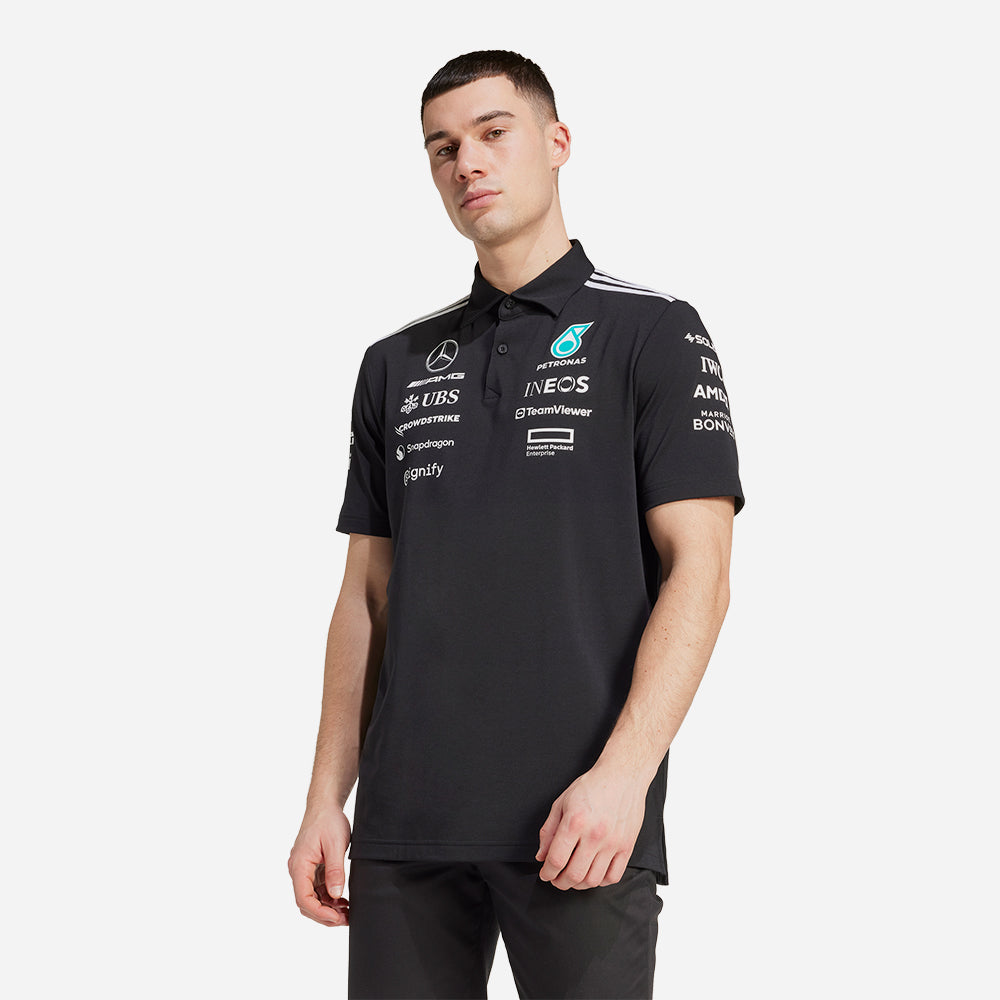 Áo Polo Nam Adidas Mercedes - Đen - Supersports Vietnam