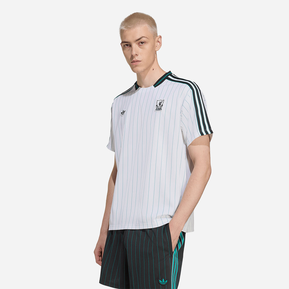 Áo Đá Bóng Nam Adidas Liverpool Icon - Trắng - Supersports Vietnam