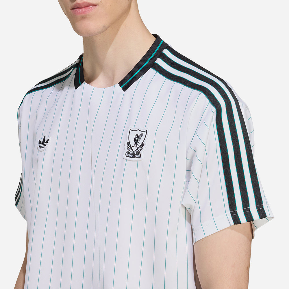 Áo Đá Bóng Nam Adidas Liverpool Icon - Trắng - Supersports Vietnam