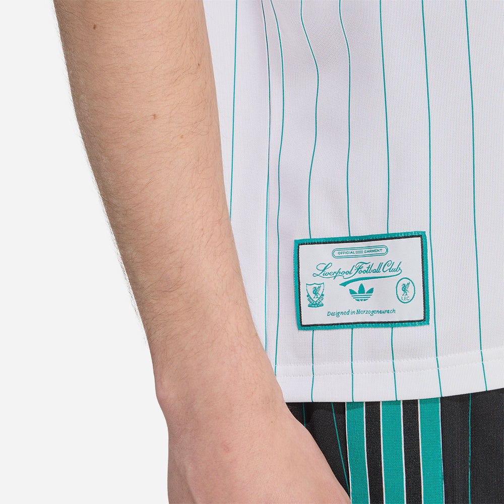 Áo Đá Bóng Nam Adidas Liverpool Icon - Trắng - Supersports Vietnam