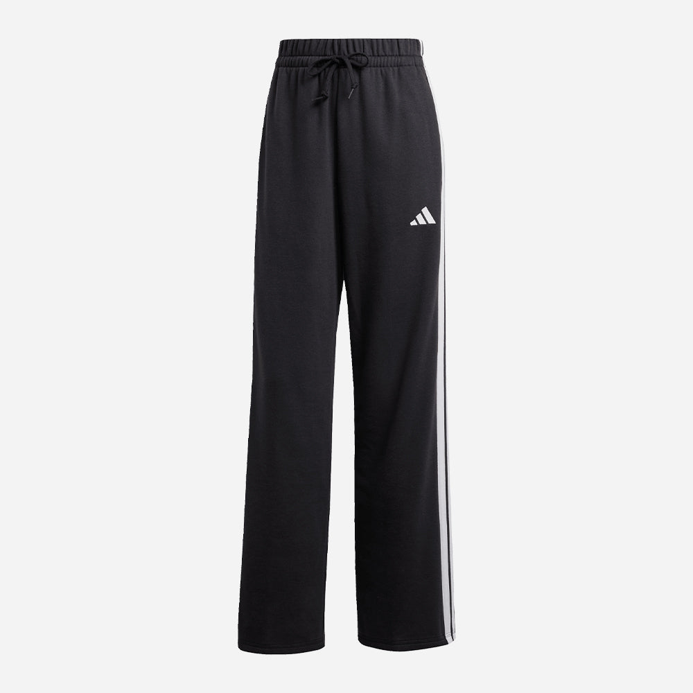 Quần Dài Thể Thao Nữ Adidas Kit 3-Stripes Regular Cuffed - Đen - Supersports Vietnam
