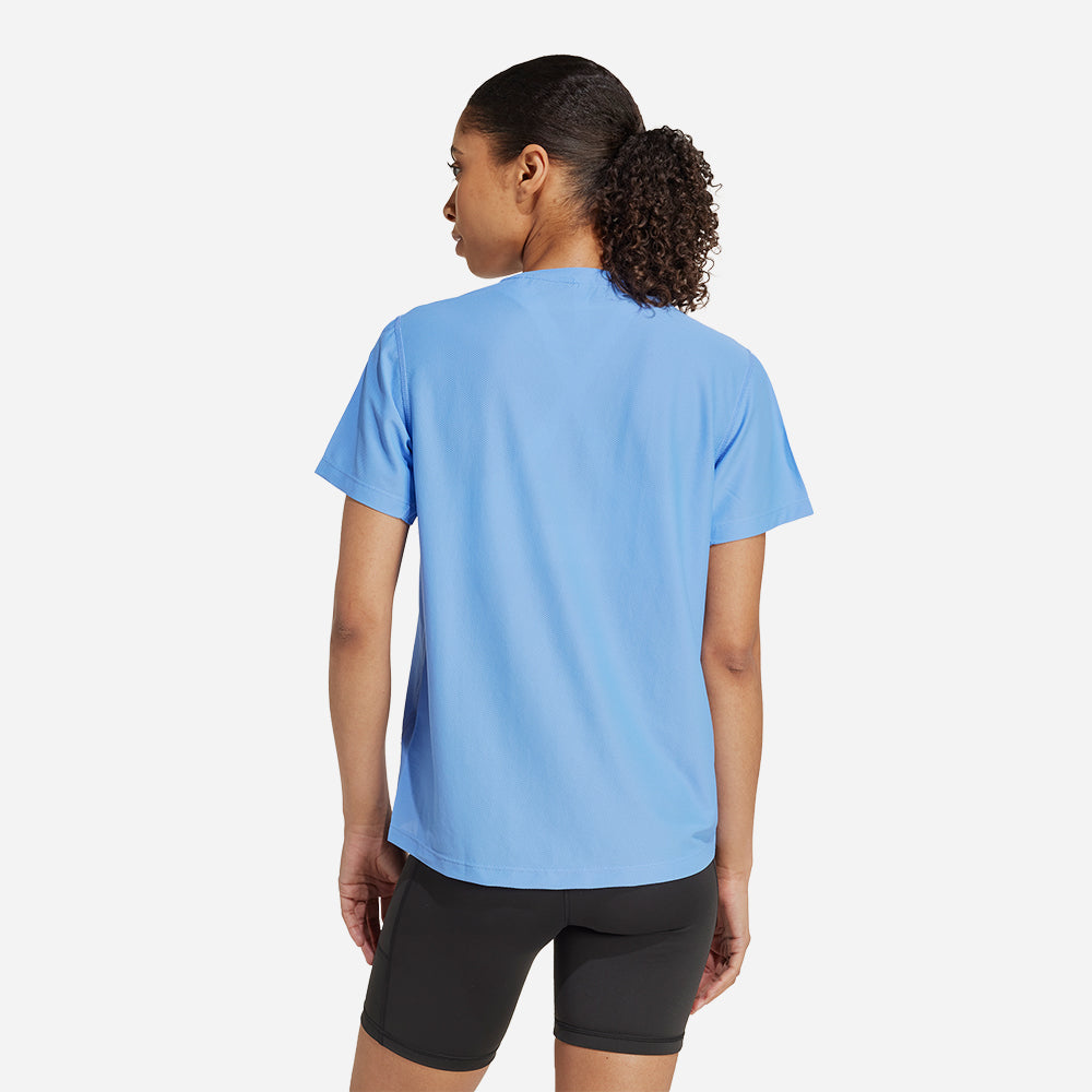 Áo Thun Nữ Adidas Own The Run - Xanh Dương - Supersports Vietnam