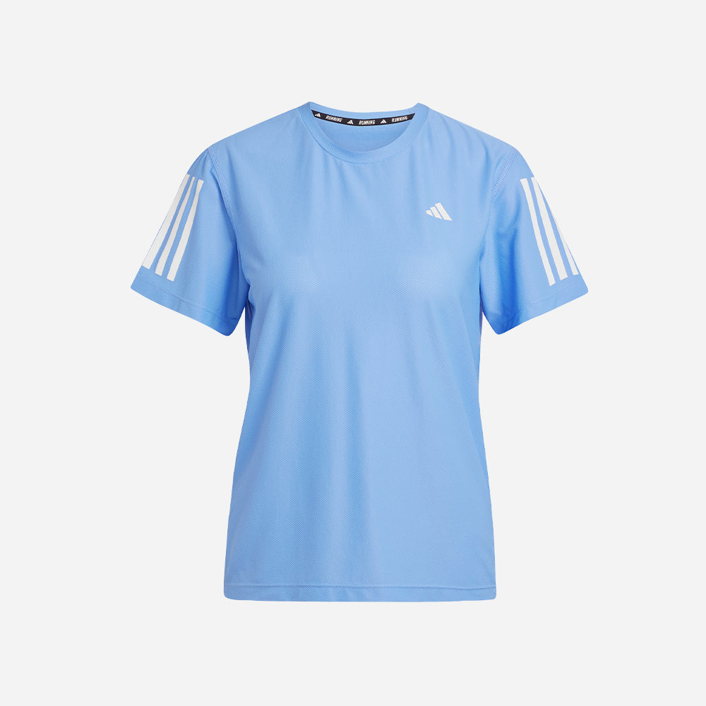 Áo Thun Nữ Adidas Own The Run - Xanh Dương - Supersports Vietnam