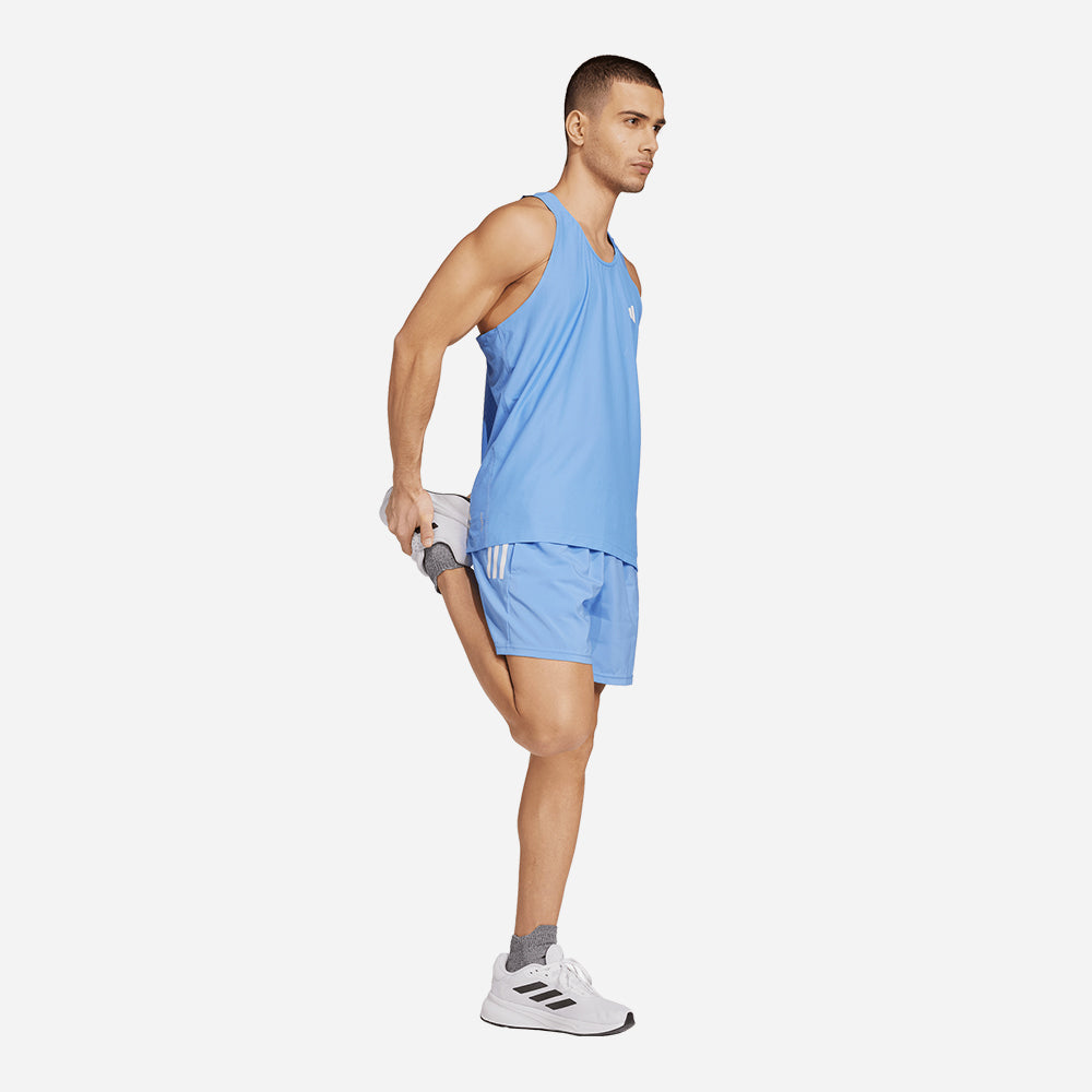 Áo Ba Lỗ Nam Adidas Own The Run - Xanh Dương - Supersports Vietnam