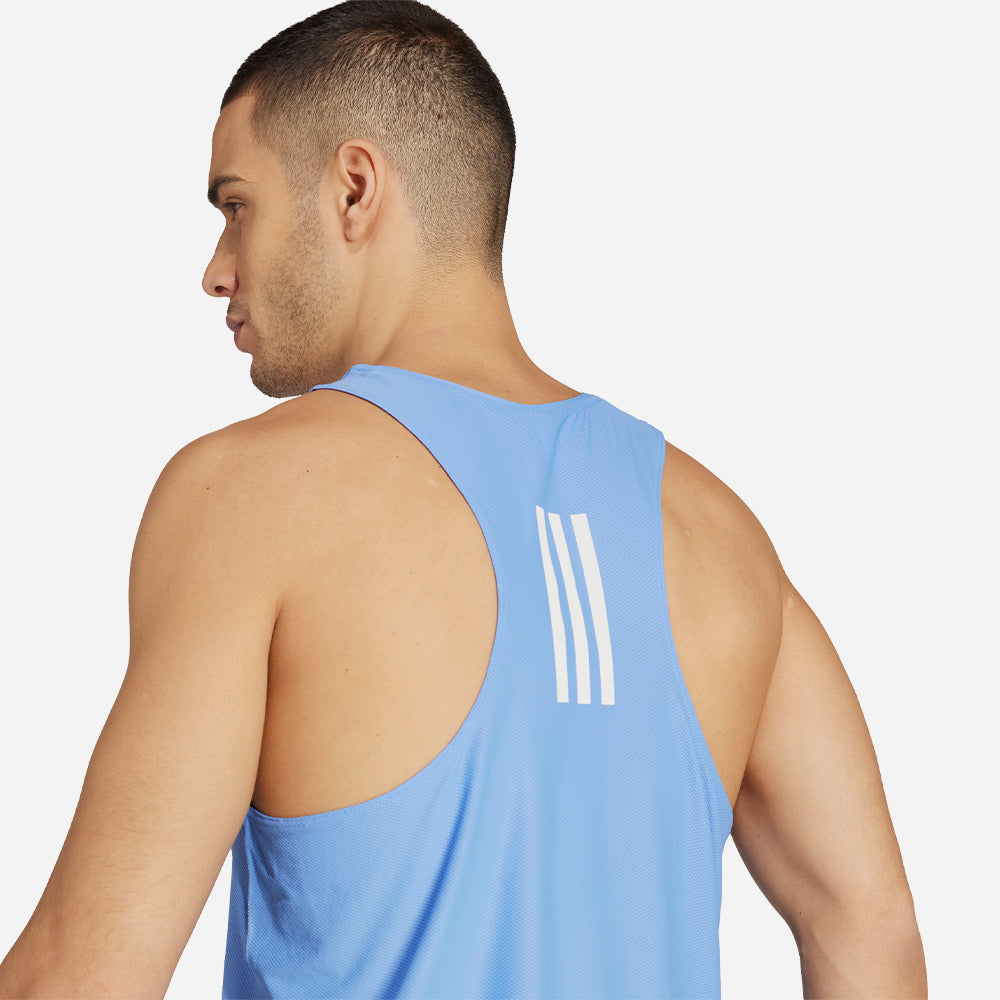 Áo Ba Lỗ Nam Adidas Own The Run - Xanh Dương - Supersports Vietnam