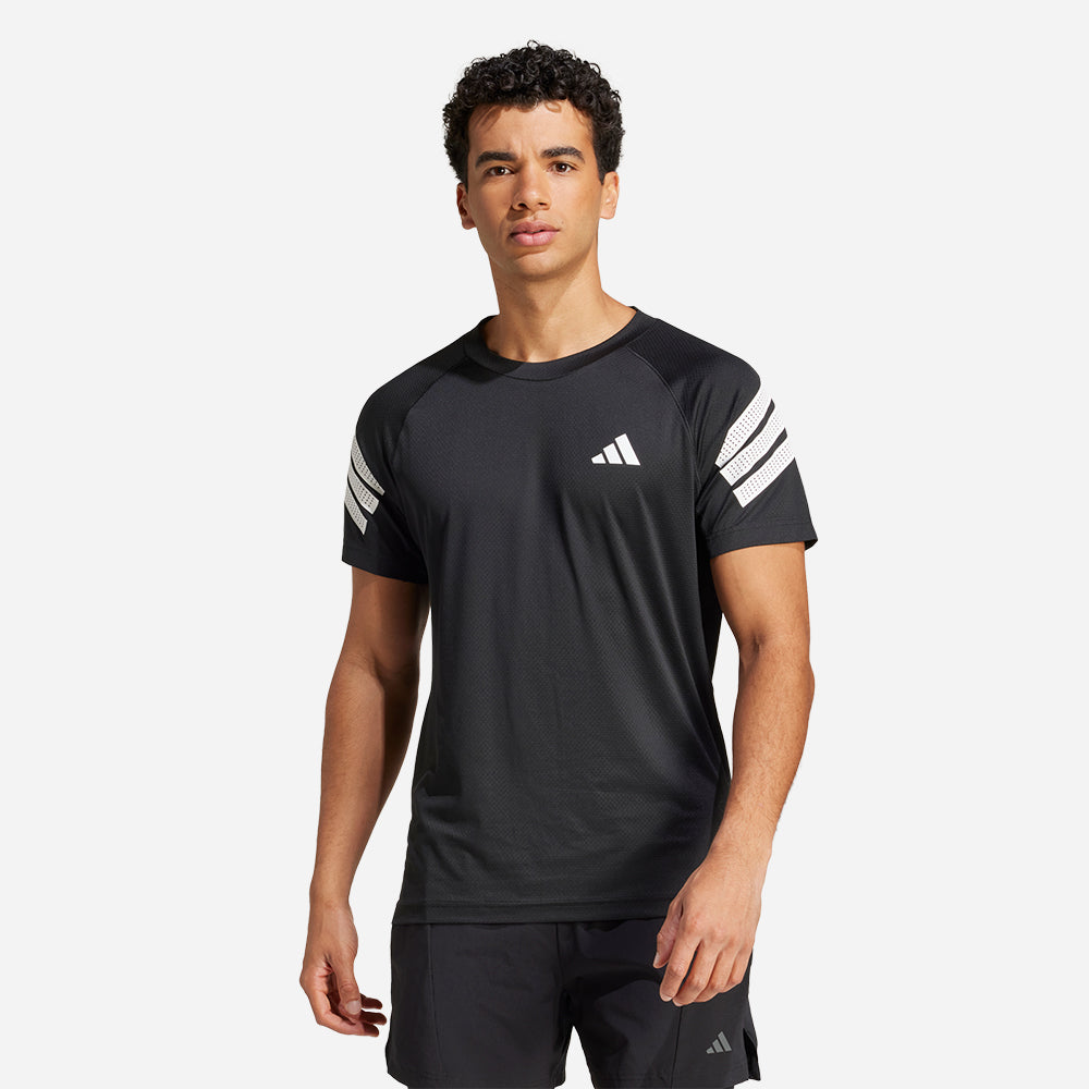 Áo Thun Nam Adidas Icon 3-Stripes - Đen - Supersports Vietnam