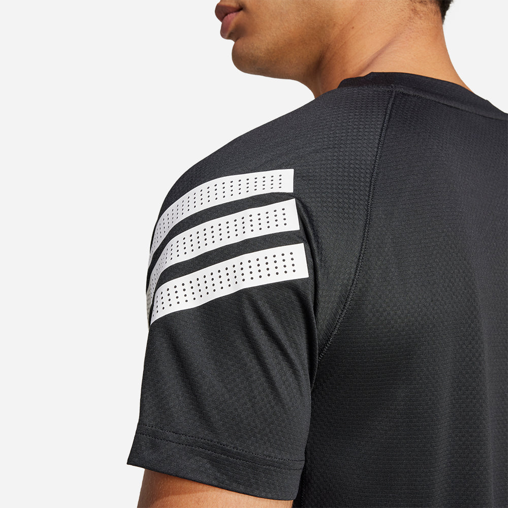 Áo Thun Nam Adidas Icon 3-Stripes - Đen - Supersports Vietnam