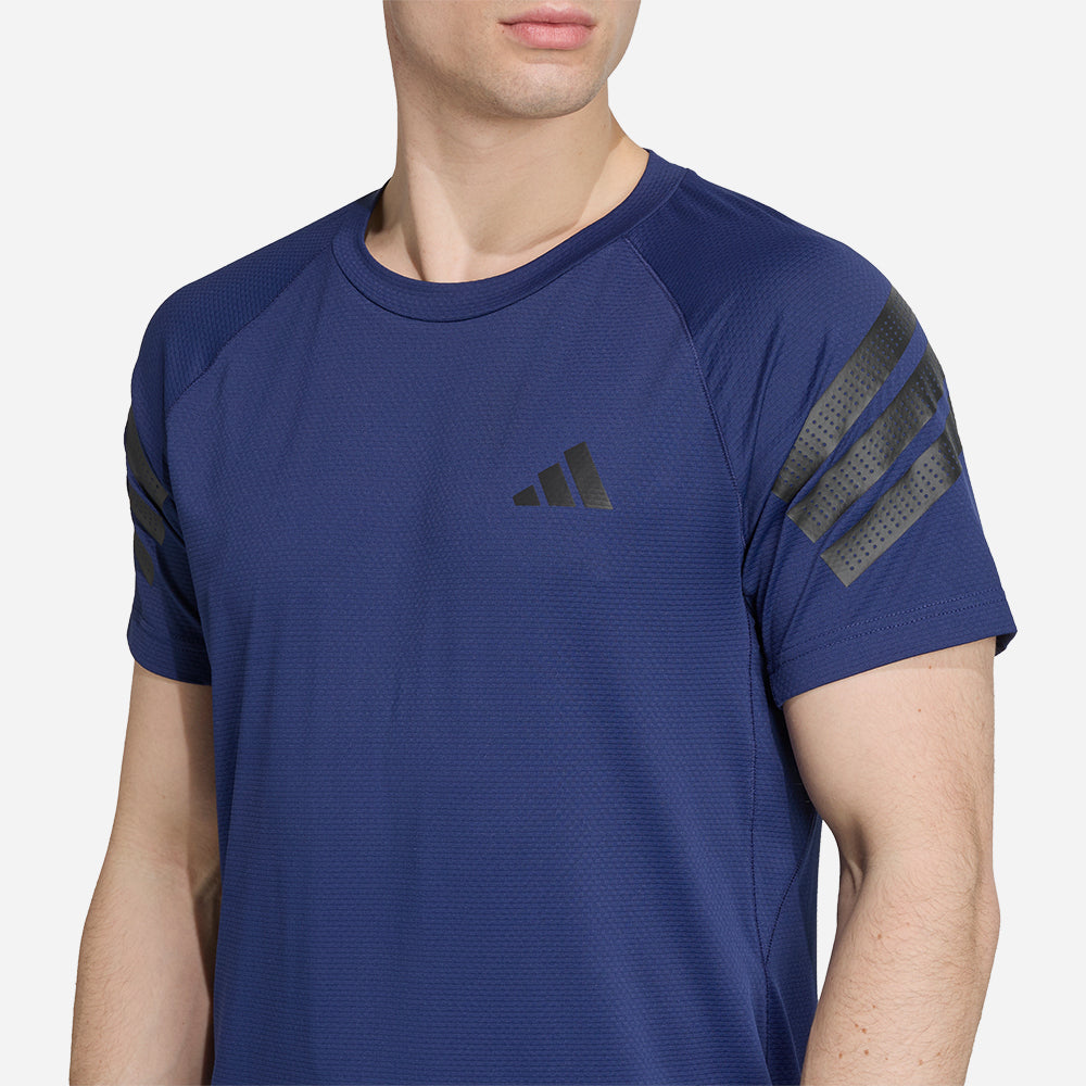 Áo Thun Nam Adidas Icon 3-Stripes - Xanh Navy - Supersports Vietnam