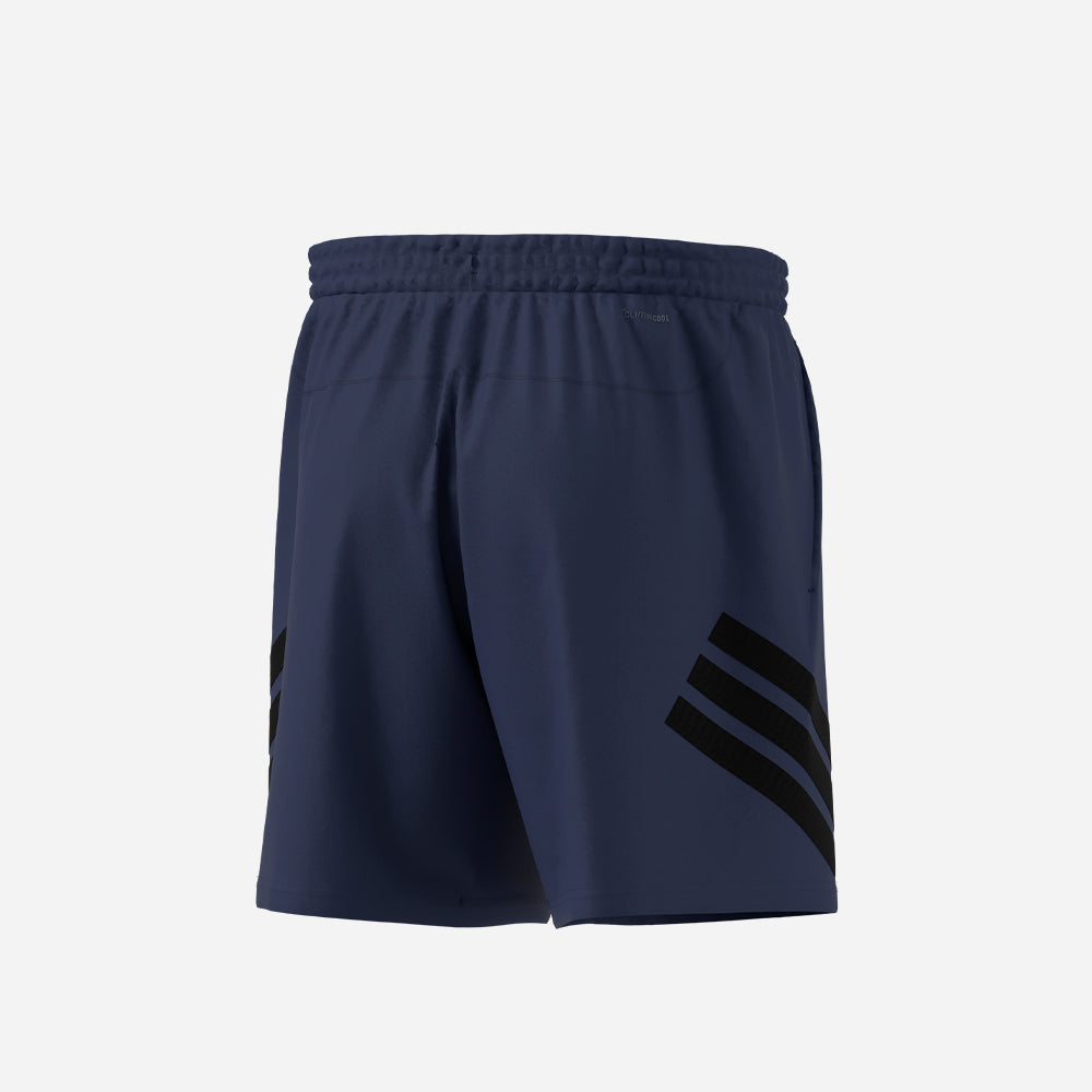 Quần Ngắn Thể Thao Nam Adidas Icon 3-Stripes - Xanh Navy - Supersports Vietnam