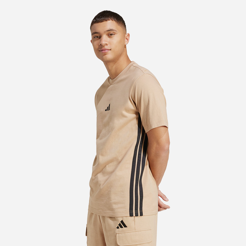 Áo Thun Nam Adidas Essentials 3-Stripes Single Jersey - Be - Supersports Vietnam