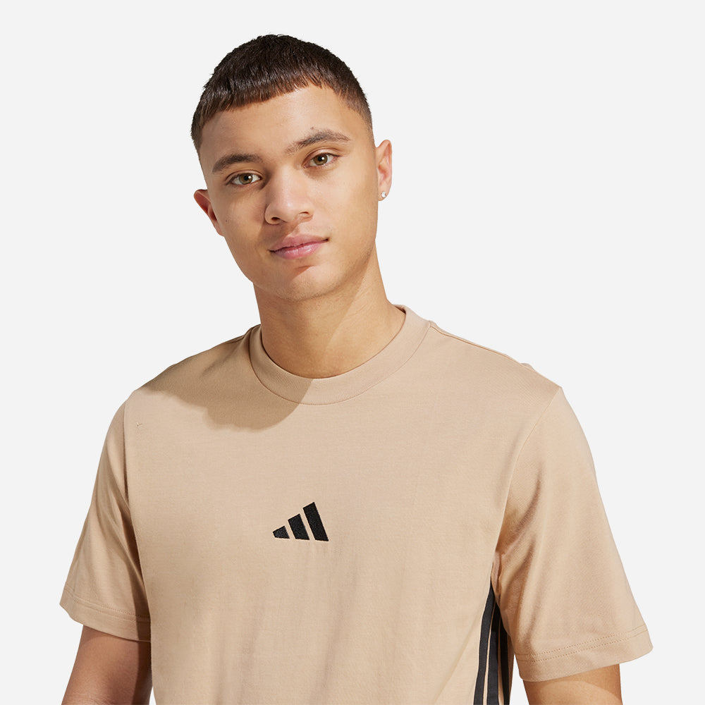Áo Thun Nam Adidas Essentials 3-Stripes Single Jersey - Be - Supersports Vietnam