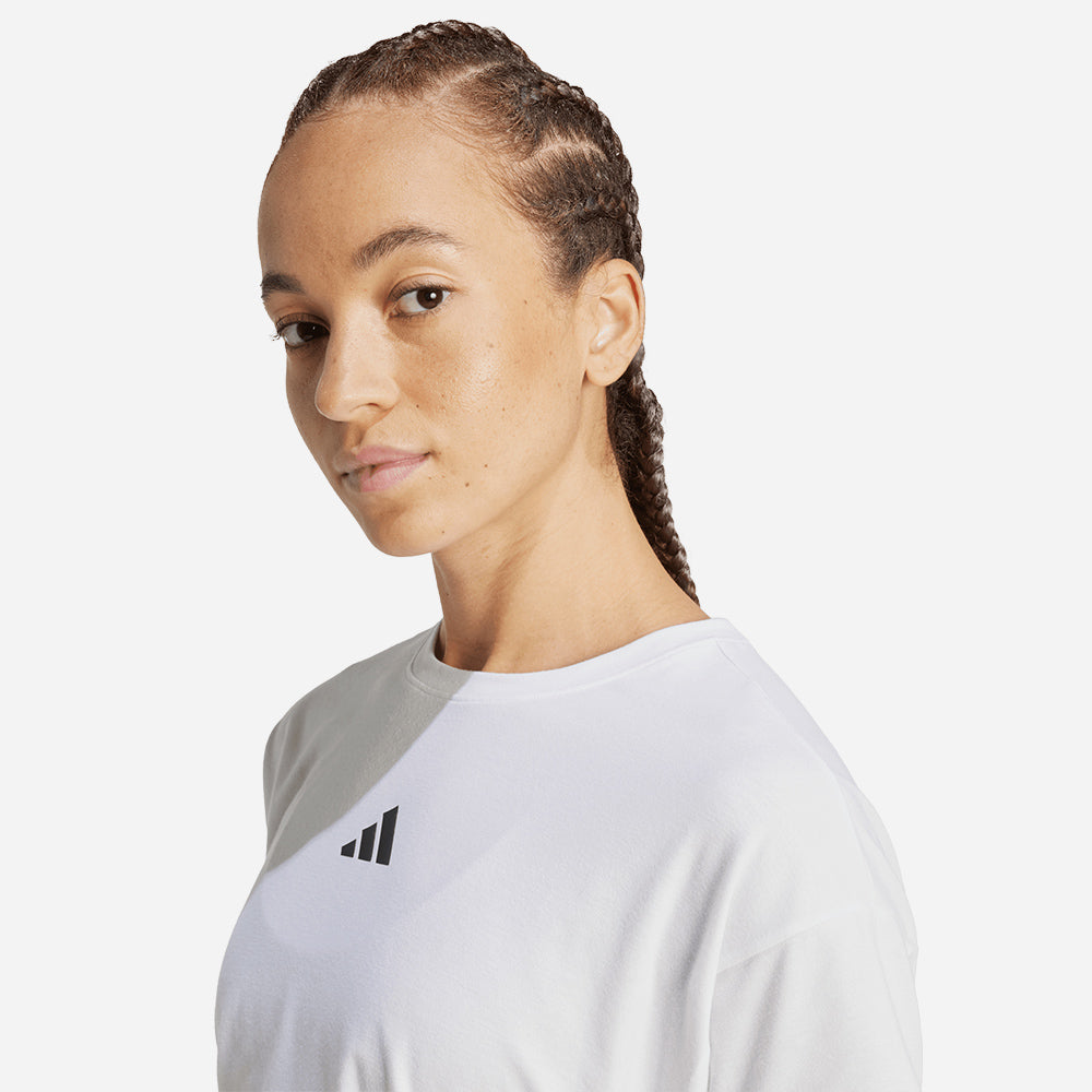 Áo Thun Nữ Adidas Power - Trắng - Supersports Vietnam