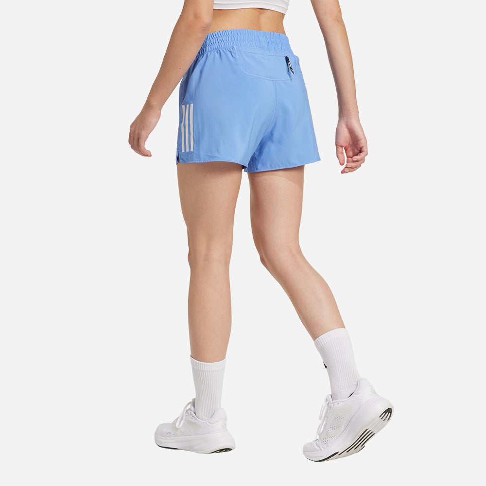 Quần Ngắn Thể Thao Nữ Adidas Own The Run - Xanh Dương - Supersports Vietnam