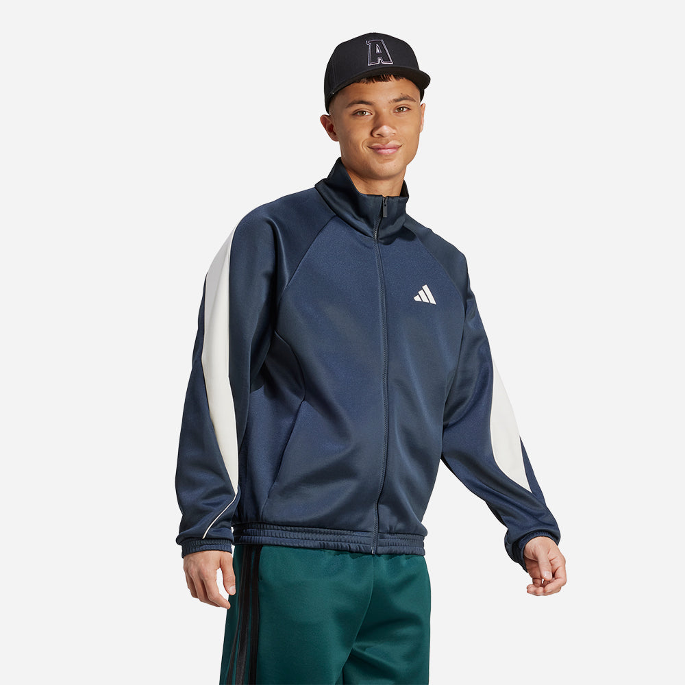 Áo Khoác Nam Adidas Stadium Track - Xanh Navy - Supersports Vietnam