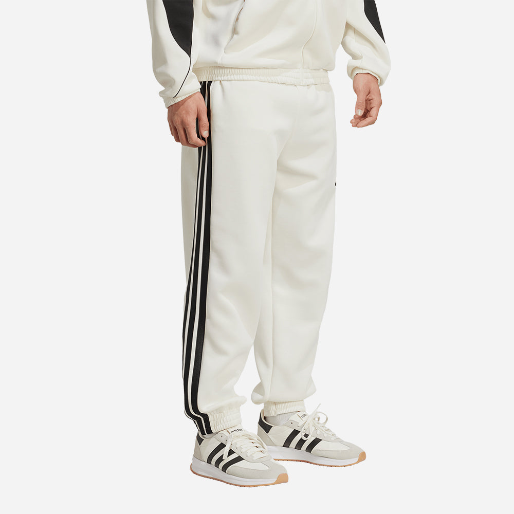 Quần Dài Thể Thao Nam Adidas Stadium 3-Stripes Track - Trắng - Supersports Vietnam
