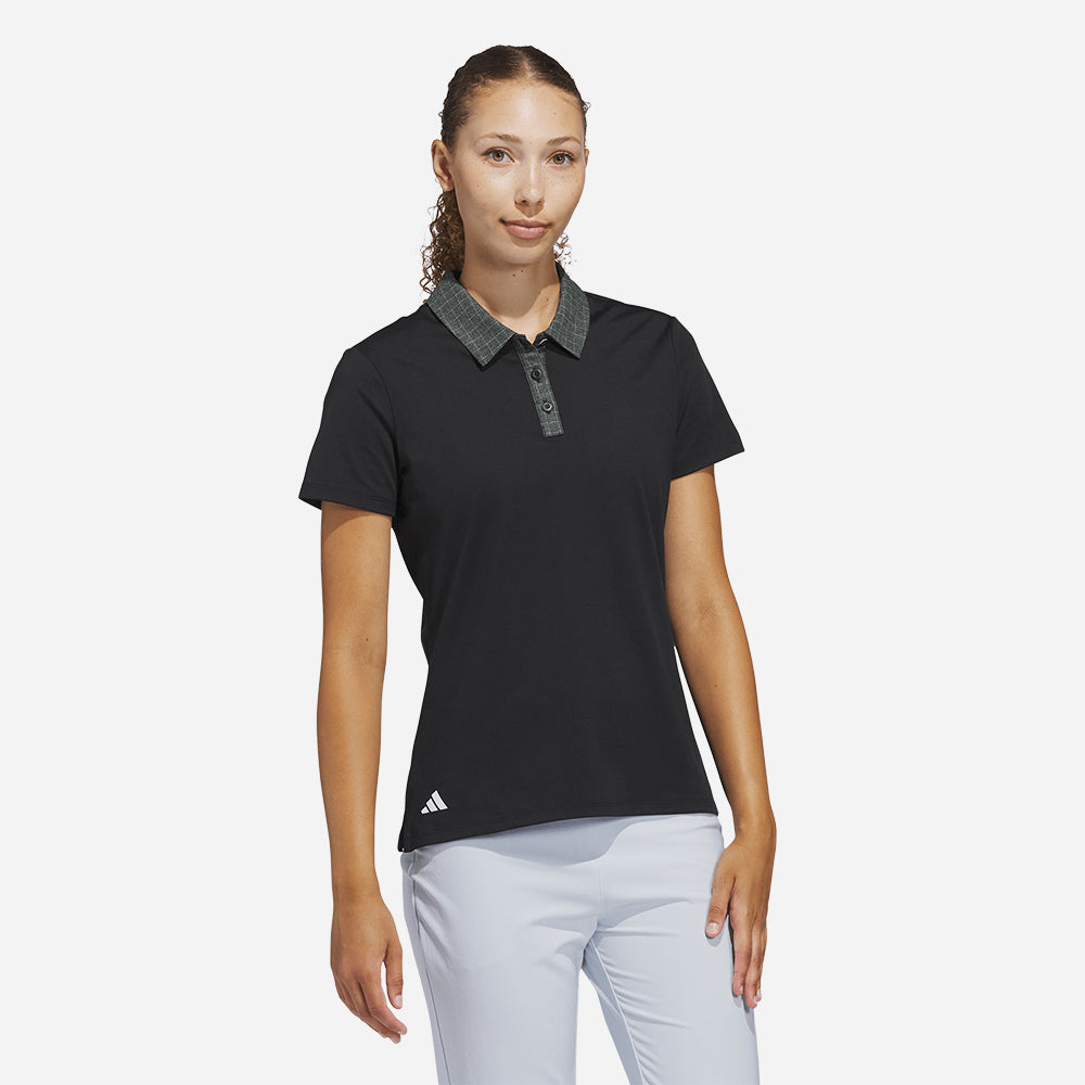 Áo Polo Nữ Adidas Ultimate365+ Grid Climacool - Đen - Supersports Vietnam