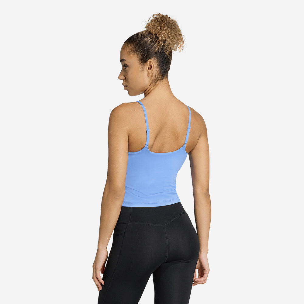 Áo Ba Lỗ Nữ Adidas Optime - Xanh Dương - Supersports Vietnam