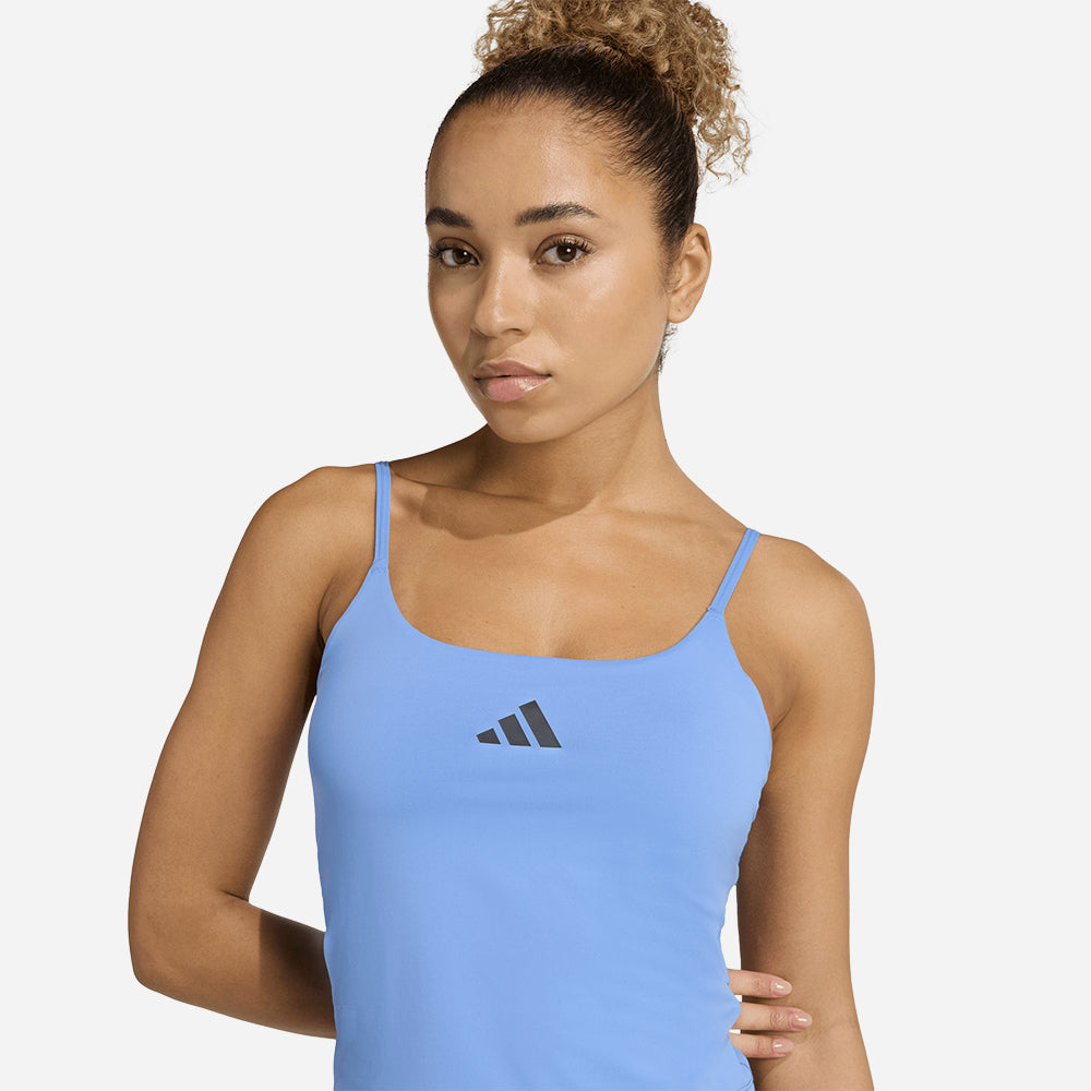 Áo Ba Lỗ Nữ Adidas Optime - Xanh Dương - Supersports Vietnam