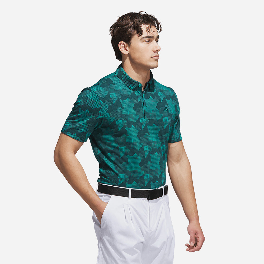 Áo Polo Nam Adidas Go-To Print - Xanh Lá - Supersports Vietnam