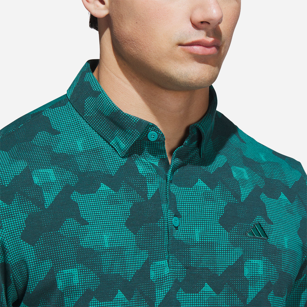 Áo Polo Nam Adidas Go-To Print - Xanh Lá - Supersports Vietnam