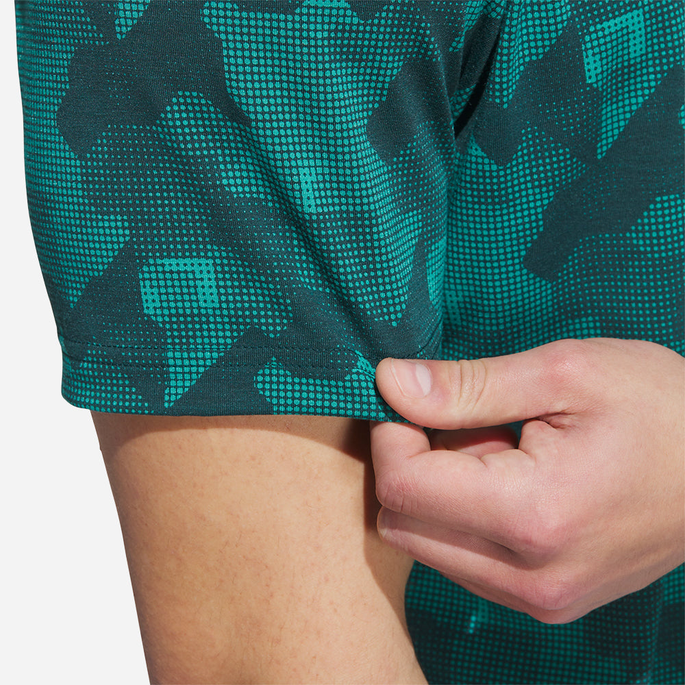 Áo Polo Nam Adidas Go-To Print - Xanh Lá - Supersports Vietnam
