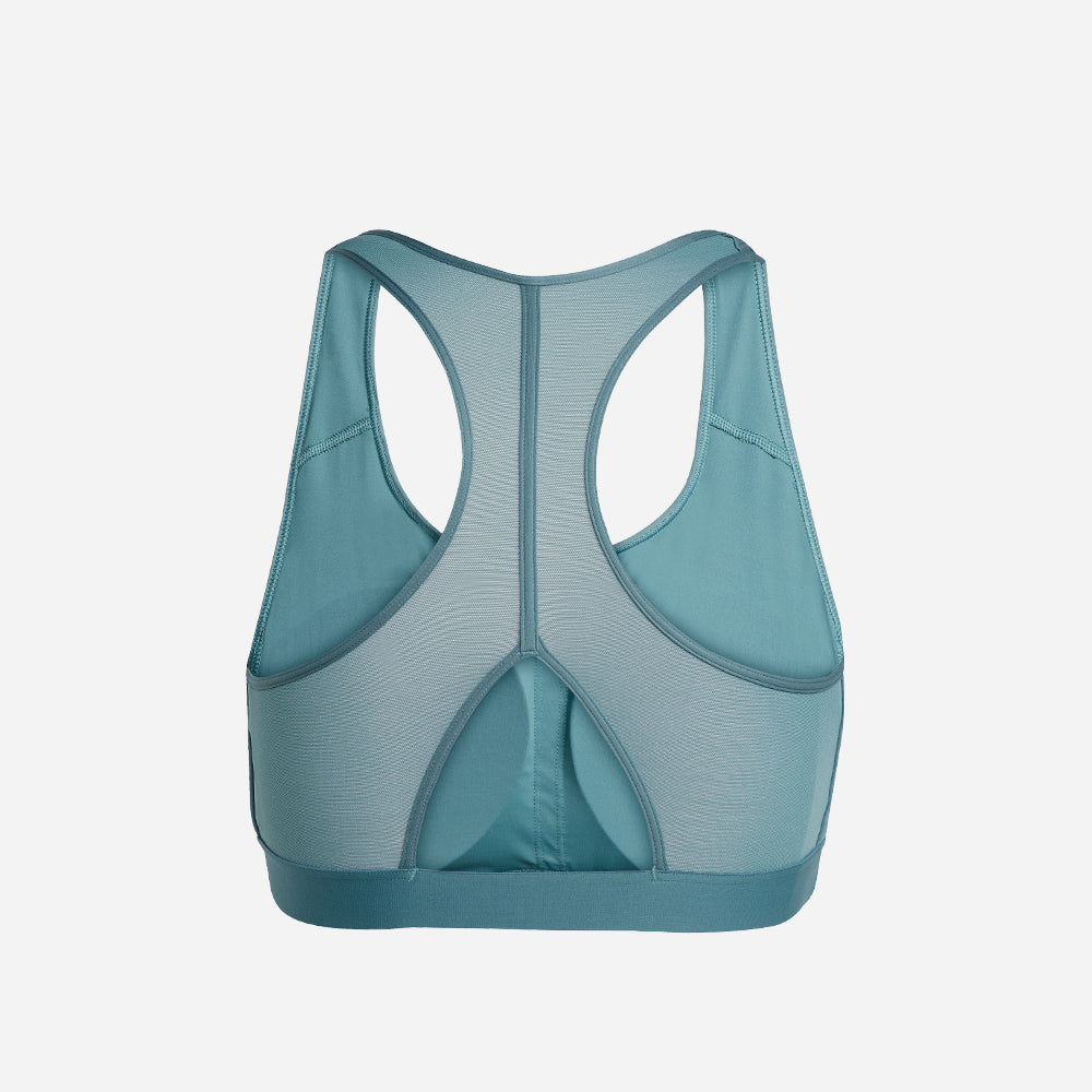 Áo Bra Thể Thao Nữ Adidas Powerreact Train Medium-Support 3-Stripes - Xanh Lá - Supersports Vietnam