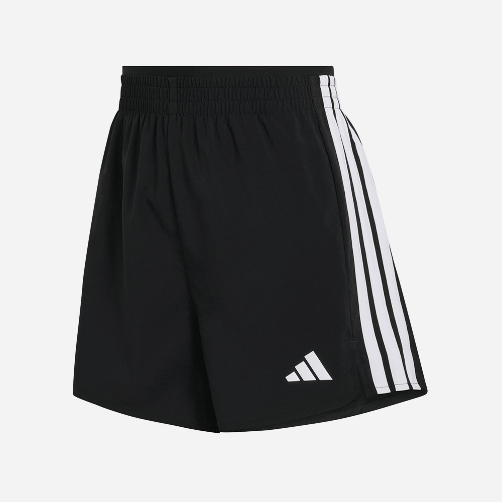 Quần Ngắn Thể Thao Nữ Adidas Workout Essentials 3-Stripes Woven - Đen - Supersports Vietnam