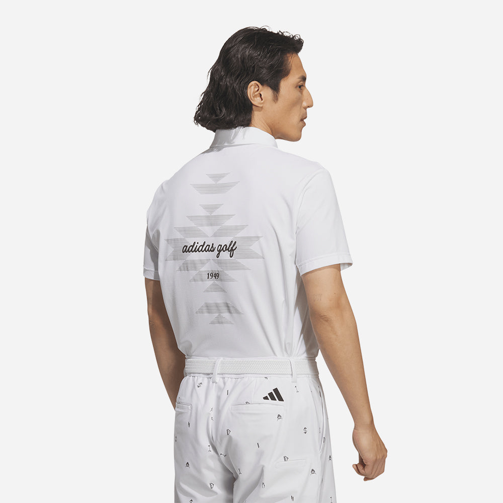 Áo Polo Nam Adidas Ultimate365 Back Print Climacool - Trắng - Supersports Vietnam