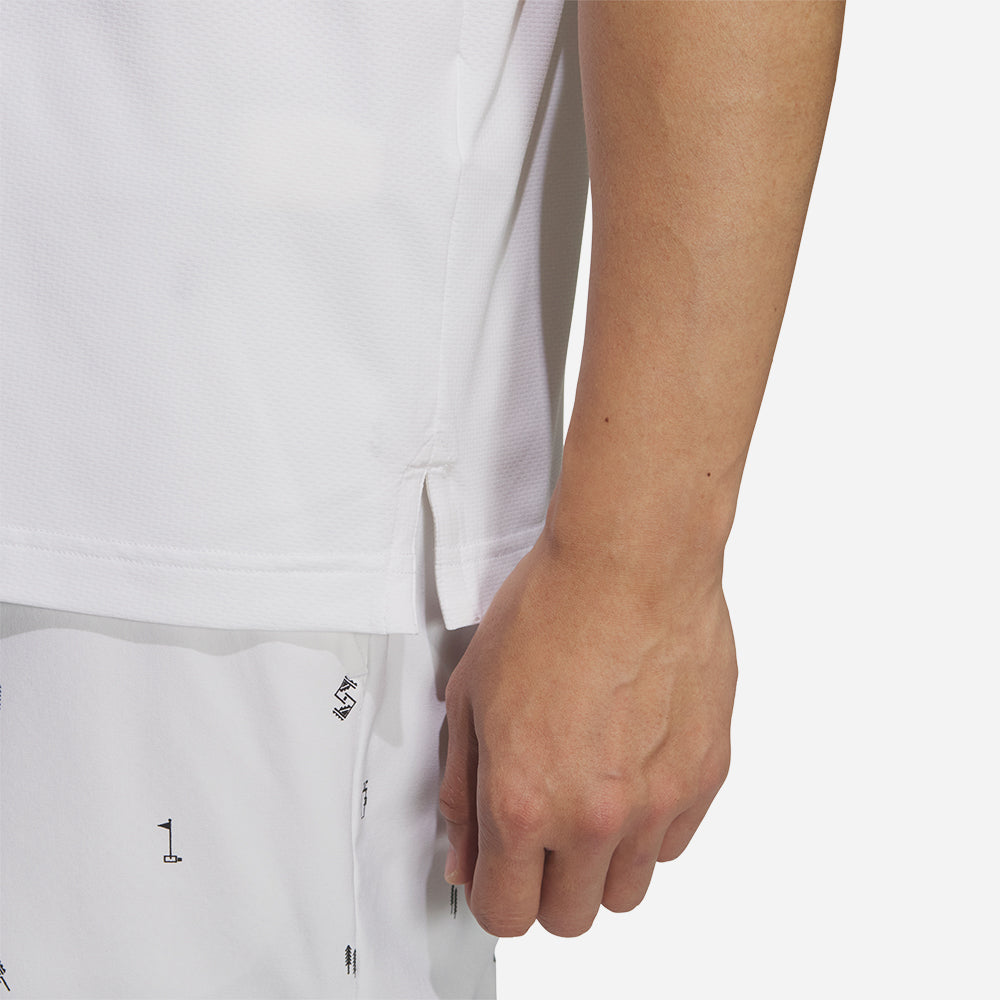 Áo Polo Nam Adidas Ultimate365 Back Print Climacool - Trắng - Supersports Vietnam