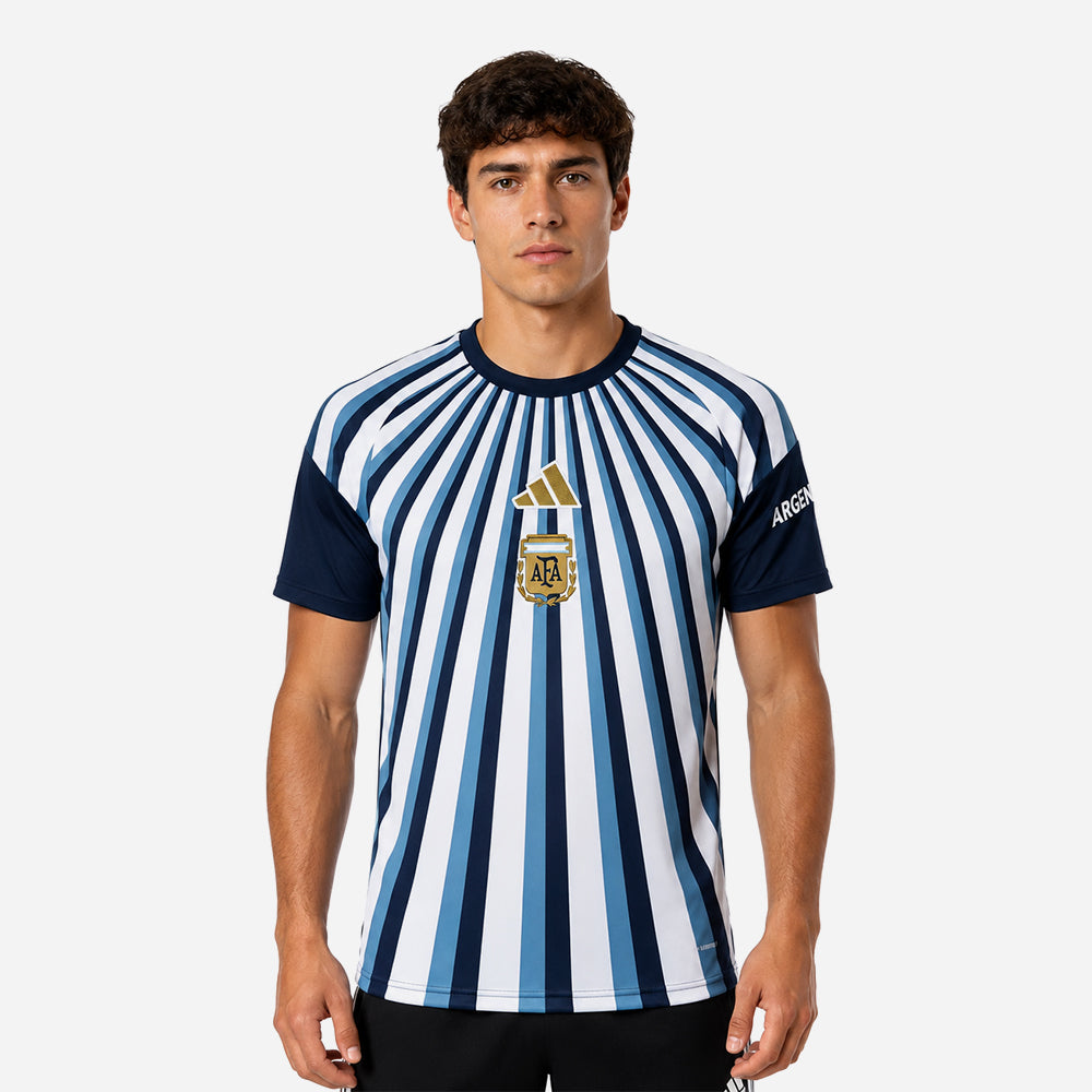 Áo Đá Bóng Nam Adidas Sân Nhà Argentina Pre Match - Xanh Dương - Supersports Vietnam