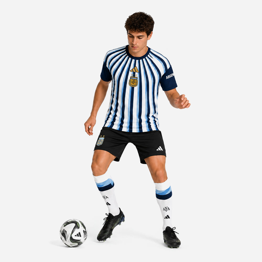 Áo Đá Bóng Nam Adidas Sân Nhà Argentina Pre Match - Xanh Dương - Supersports Vietnam