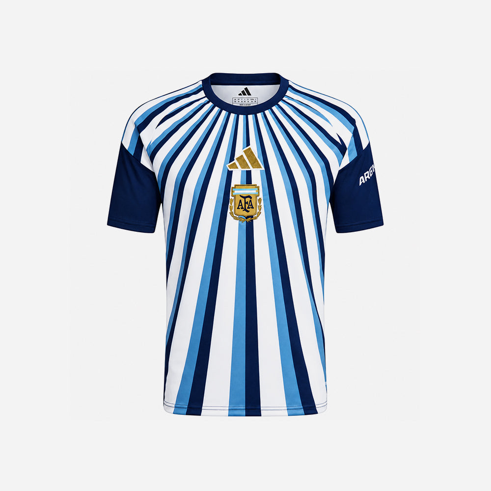 Áo Đá Bóng Nam Adidas Sân Nhà Argentina Pre Match - Xanh Dương - Supersports Vietnam