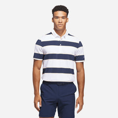 Áo Polo Nam Adidas Ultimate365+ Jumbo Stripe Climacool - Trắng - Supersports Vietnam