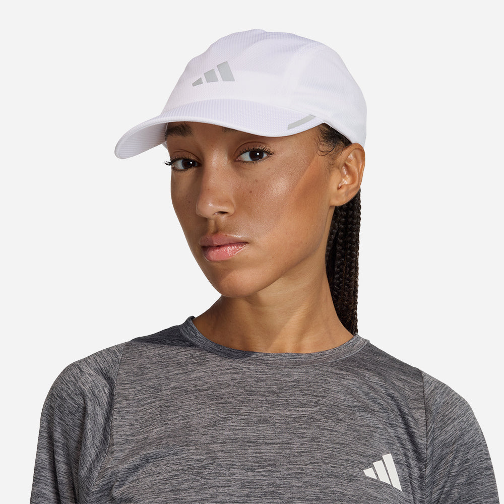 Mũ Lưỡi Trai Adidas Running Mesh - Trắng - Supersports Vietnam
