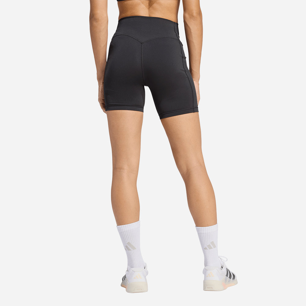Quần Bó Thể Thao Nữ Adidas Optime Workout 3-Stripes Leggings - Đen - Supersports Vietnam