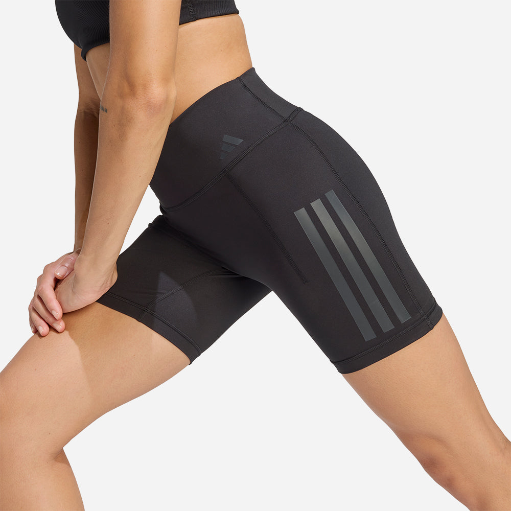 Quần Bó Thể Thao Nữ Adidas Optime Workout 3-Stripes Leggings - Đen - Supersports Vietnam