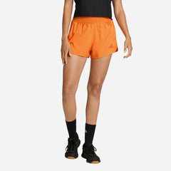 Quần Ngắn Thể Thao Nữ Adidas Pacer Workout Woven High Rise - Cam - Supersports Vietnam