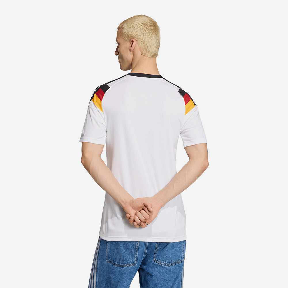 Áo Đá Bóng Nam Adidas Cổ Vũ Sân Nhà Germany 26 Fan - Trắng - Supersports Vietnam