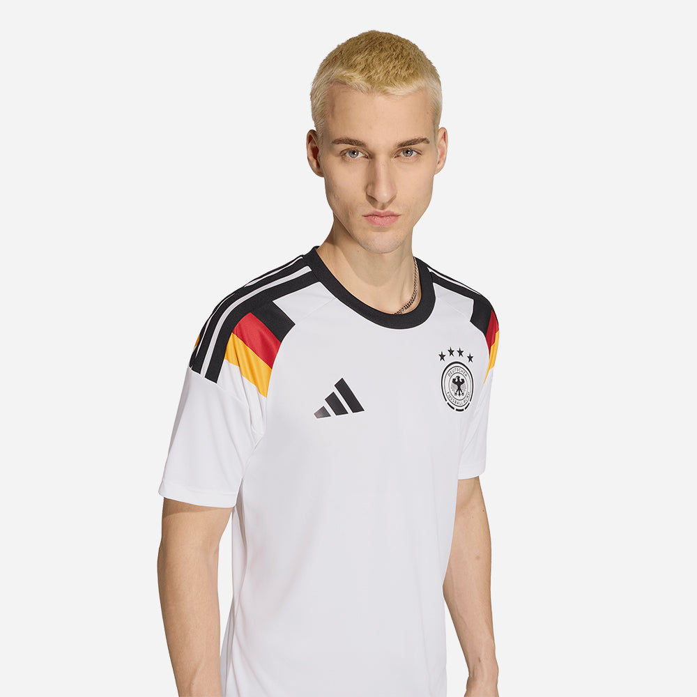 Áo Đá Bóng Nam Adidas Cổ Vũ Sân Nhà Germany 26 Fan - Trắng - Supersports Vietnam