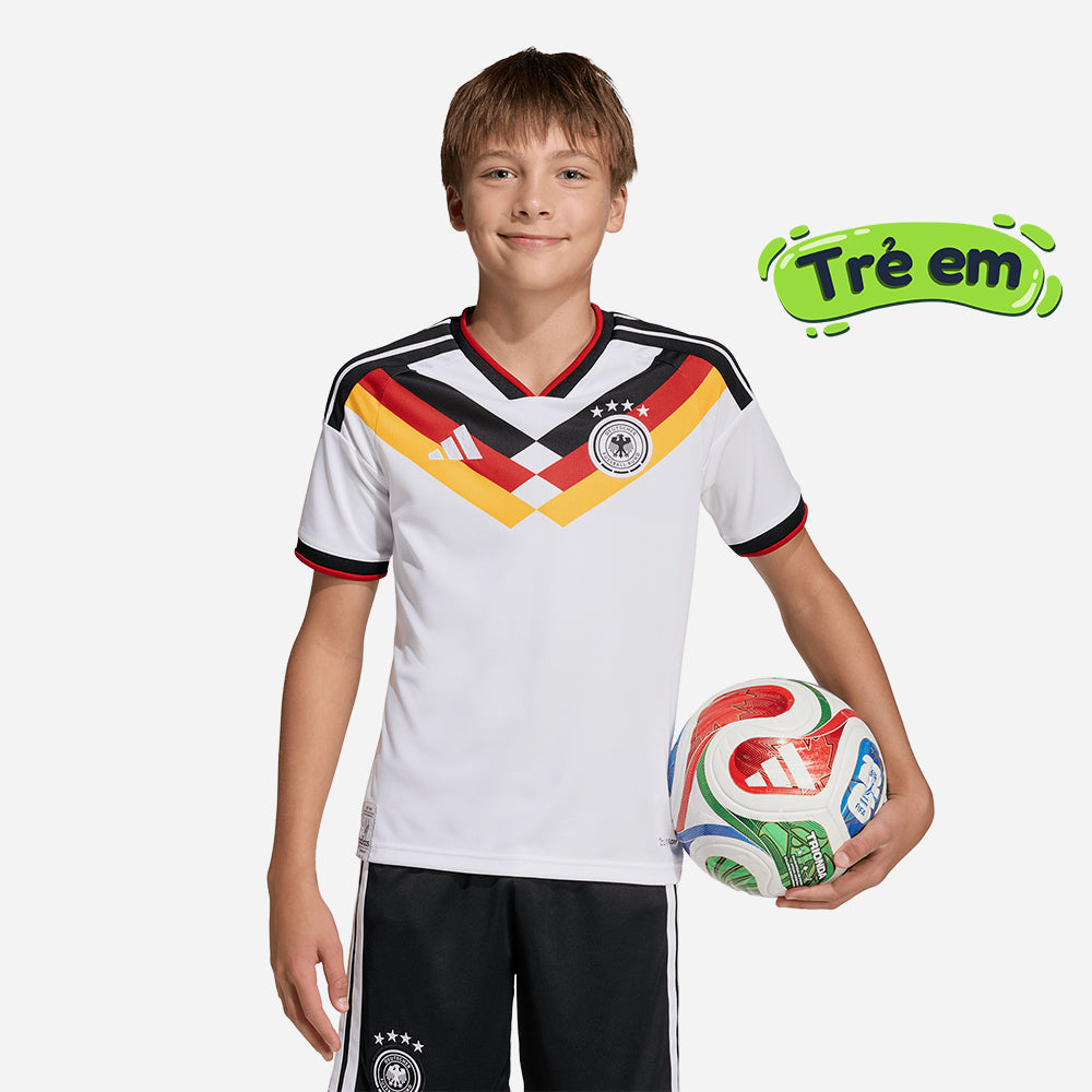 Áo Đá Bóng Sân Nhà Trẻ Em Adidas Germany 26 - Trắng - Supersports Vietnam