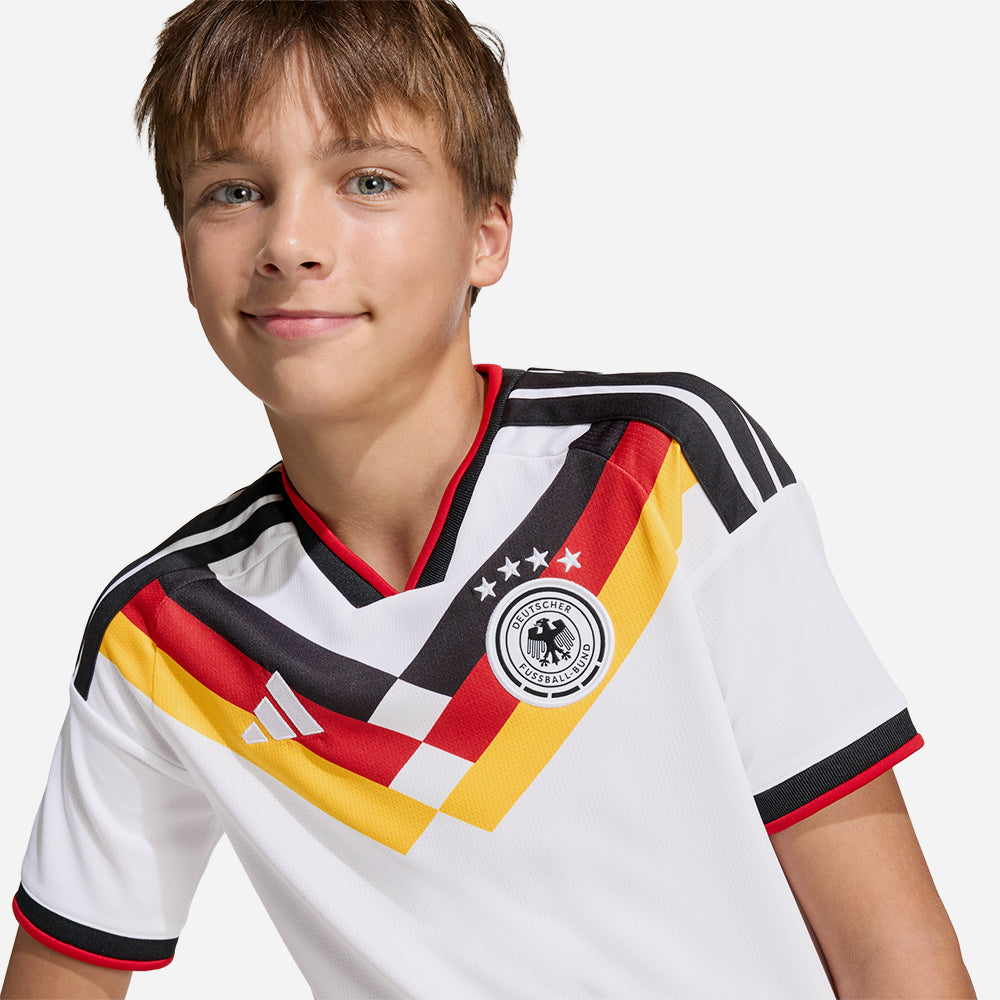 Áo Đá Bóng Sân Nhà Trẻ Em Adidas Germany 26 - Trắng - Supersports Vietnam