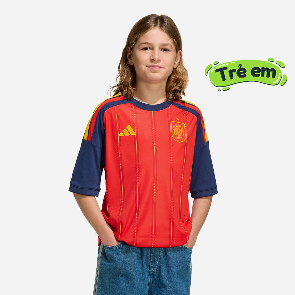 Áo Đá Bóng Sân Nhà Trẻ Em Adidas Spain 26 - Supersports Vietnam