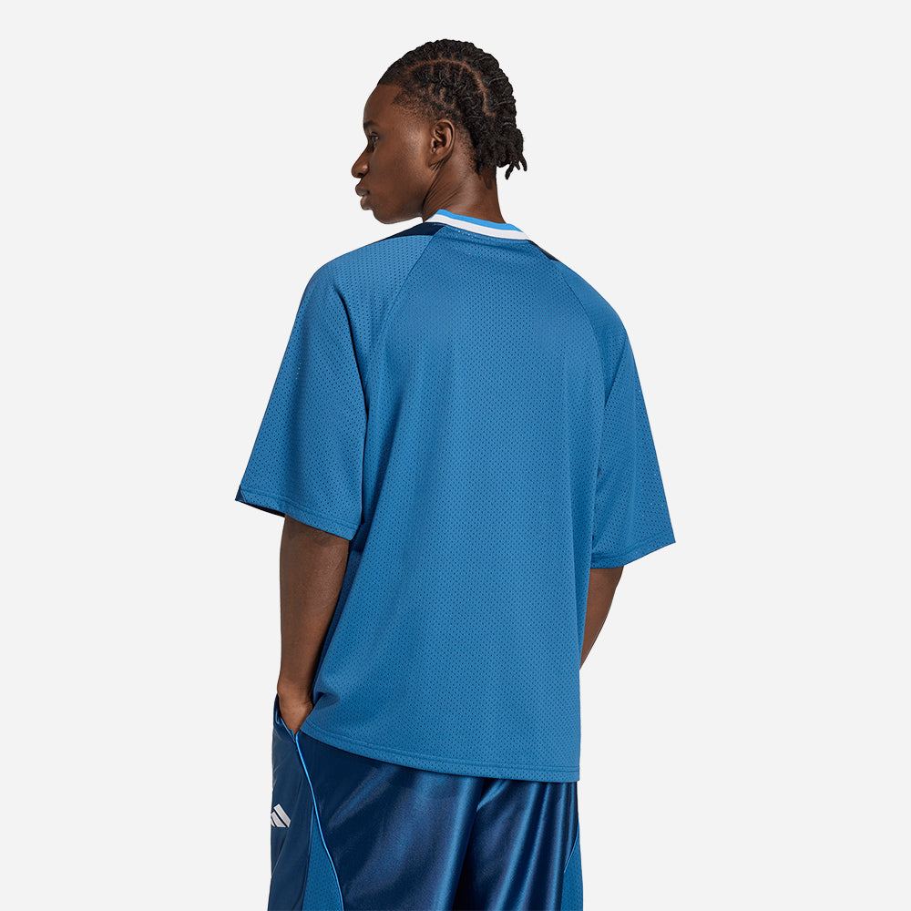 Áo Thun Nam Adidas Stadium Graphic Mesh - Xanh Dương - Supersports Vietnam