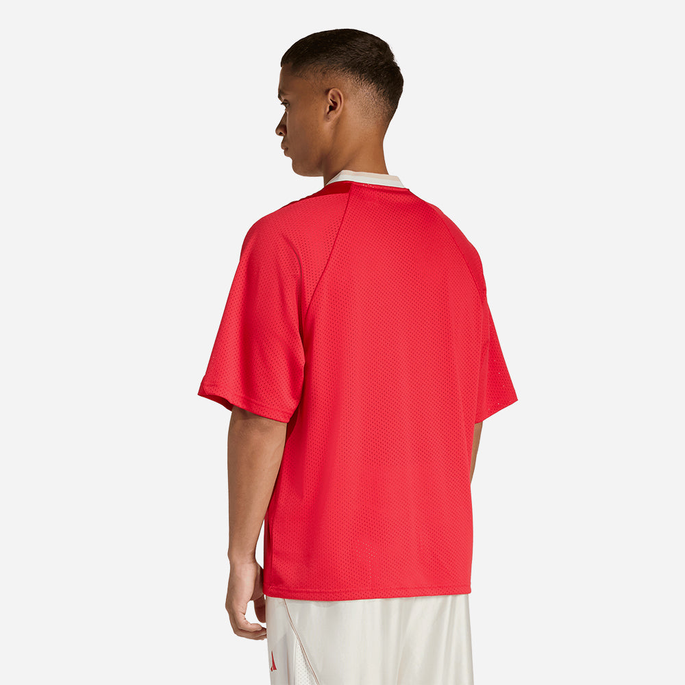 Áo Thun Nam Adidas Stadium Graphic Mesh - Đỏ - Supersports Vietnam